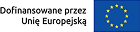 Logo Unii Europejskiej z napisem „Dofinansowane przez Unię Europejską”.