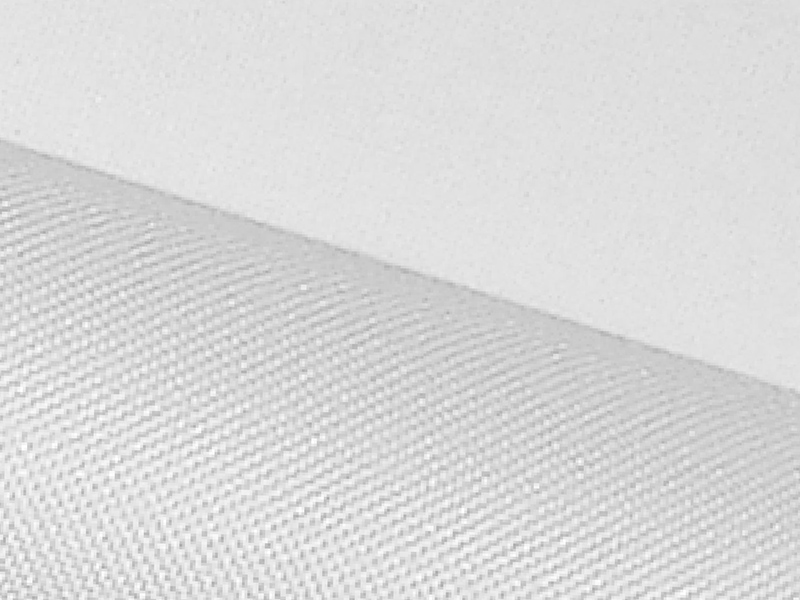 Biały materiał Eco Lightbox o drobnej, równomiernej strukturze widocznej z bliska.